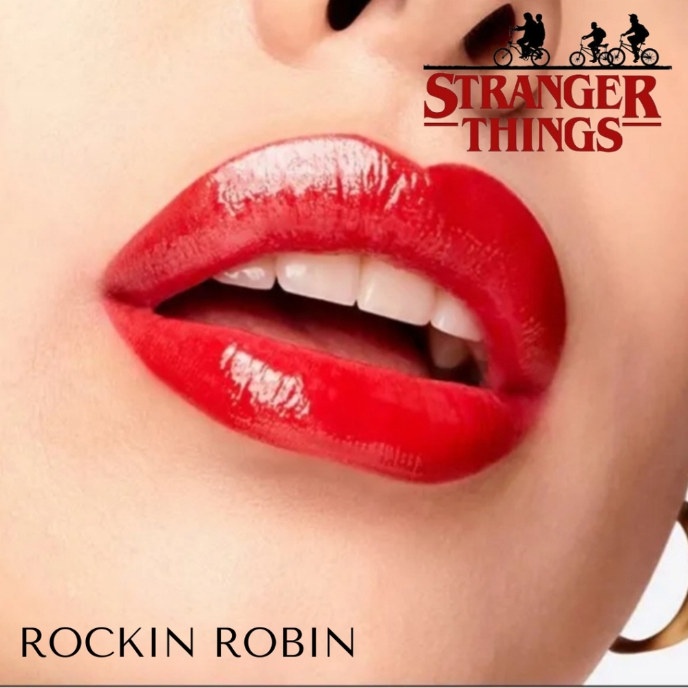 MAC X STRANGER THINGS 💄 Lipglass Lip Gloss in ROCKIN' ROBIN - Picture 4 of 4